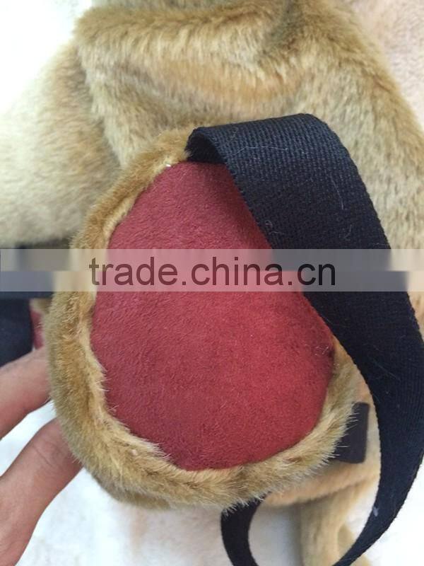 Kids plush animal backpack OEM plush teddy bear backpack