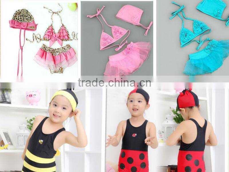 2015 new arrival lovely baby swimsuit kids swimsuit