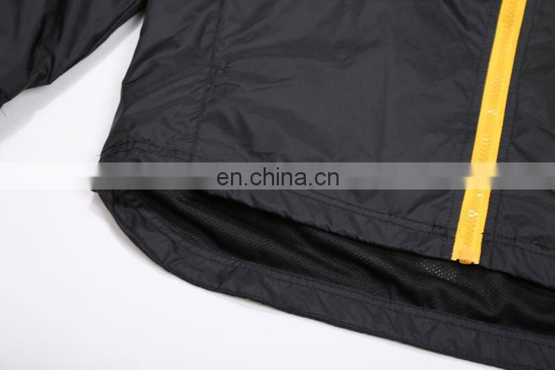 OEM Logo soccer training plus size nylon coaches jackets