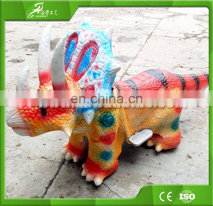KAWAH custom amusement dinosaur ride kids electric cars
