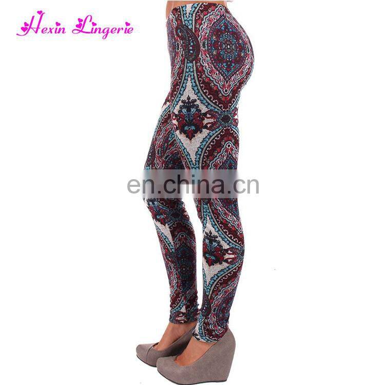 OEM srevices lularoe women high waist high quality blank leggings wholesale with pocket