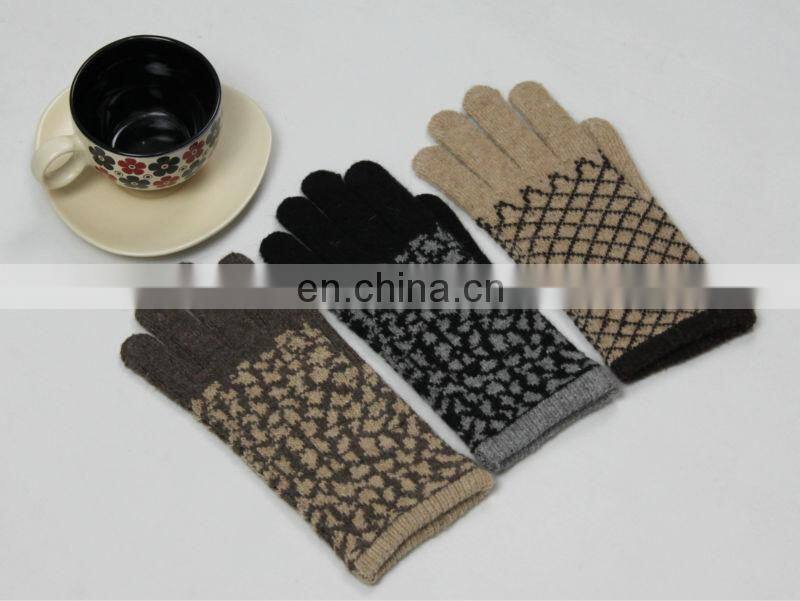 2013 winter thick warm glove Korean rabbit gloves fashion hand gloves (JDG-001 col.01#)