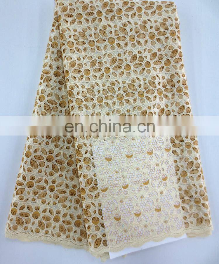 African wedding chemical laceNigeria party dress laceWholesale guipure lace round shape