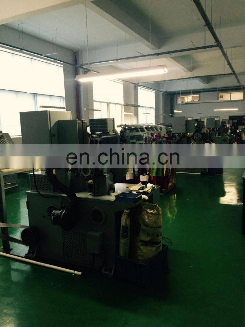 Golden threads of metallic yarn from Chinese factory