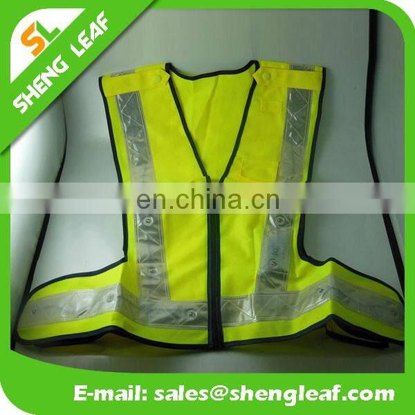 2017 Custom design of flashing LED safety vest.