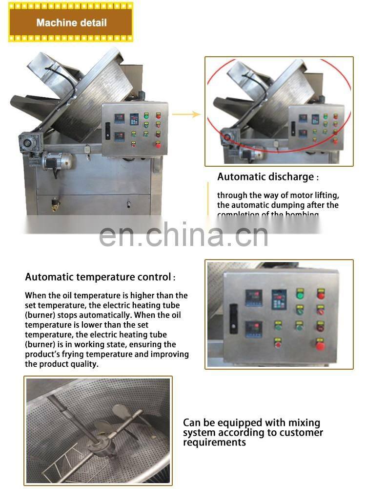 Gas Deep Fryer machine electricity frying machine industrial frying machine