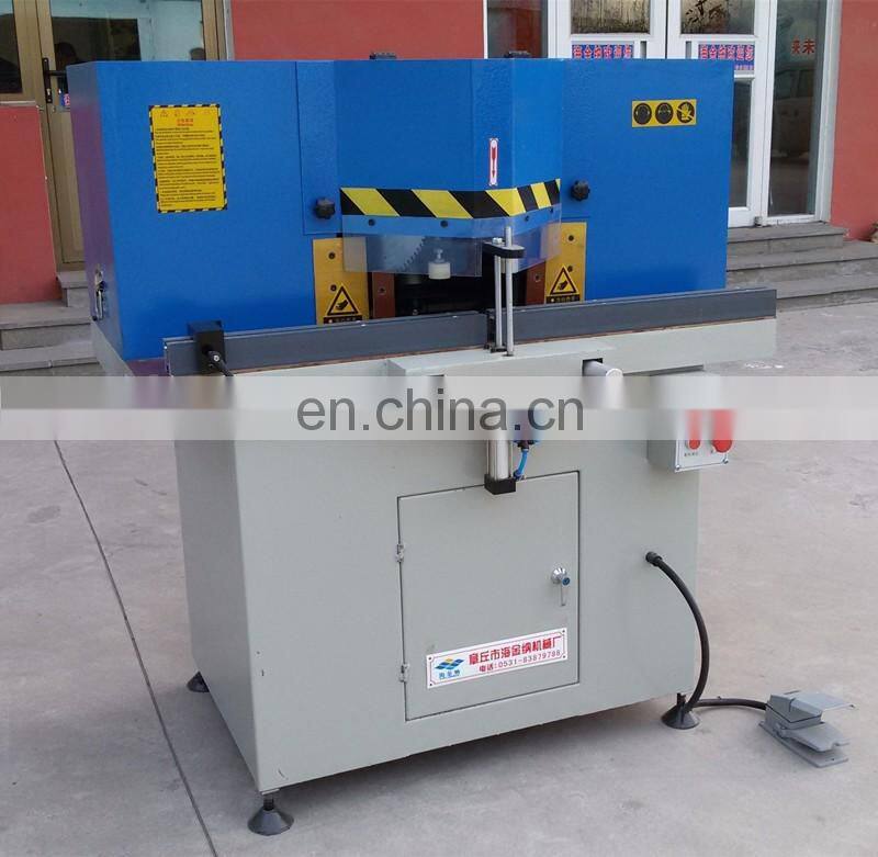 aluminium single head cutting 90 saw machine LJZ-45 Double Head 45 degree Cutting Machine