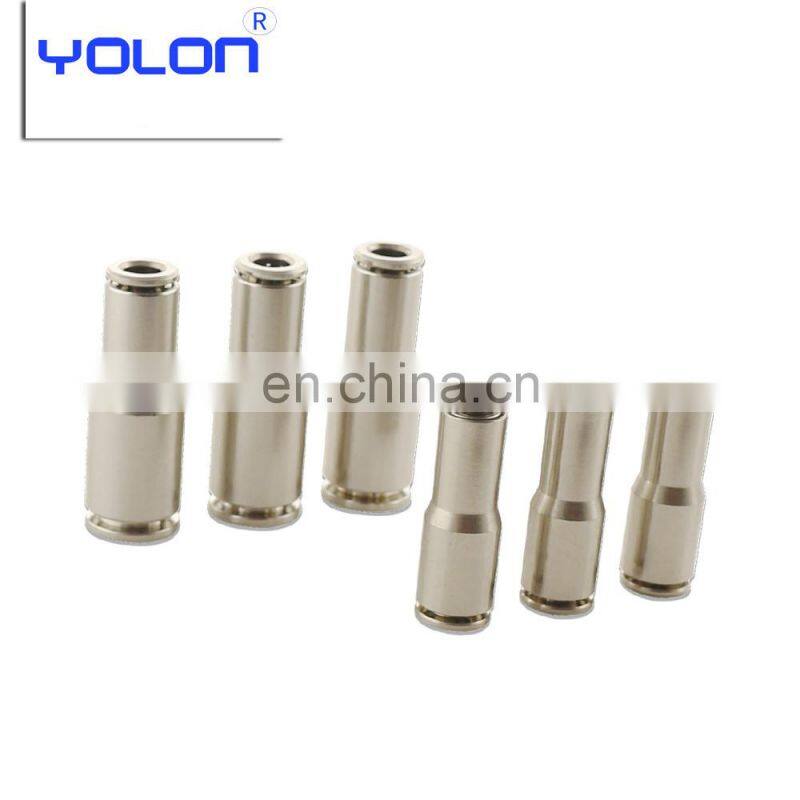 YTPG All copper nickel plating push in fitting