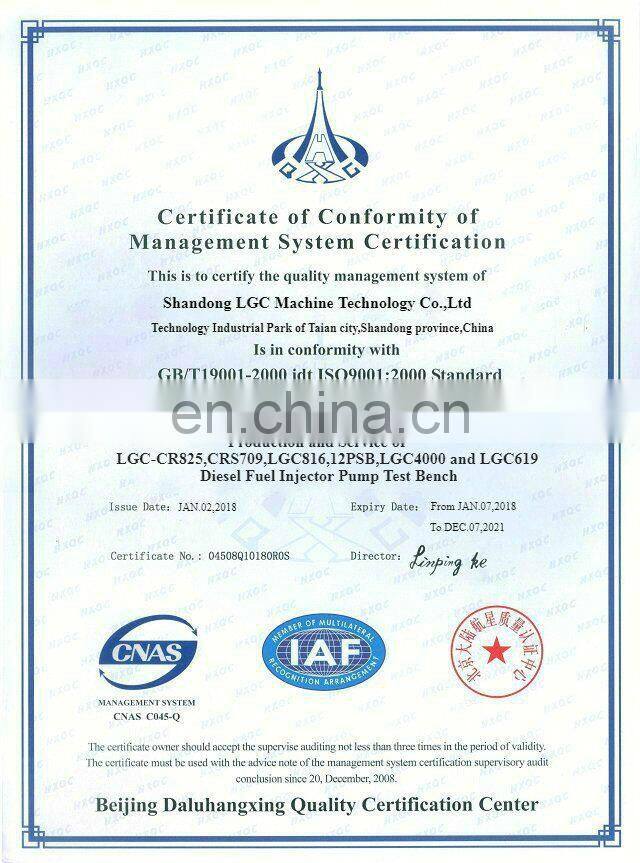 CRS709 common rail diesel injector test bench