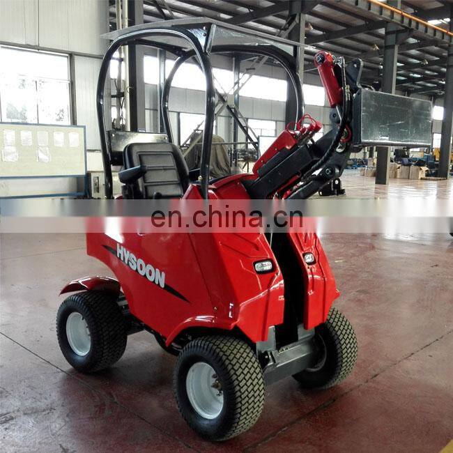 Farm machine China HYSOON HY200 mini wheel loader for sale