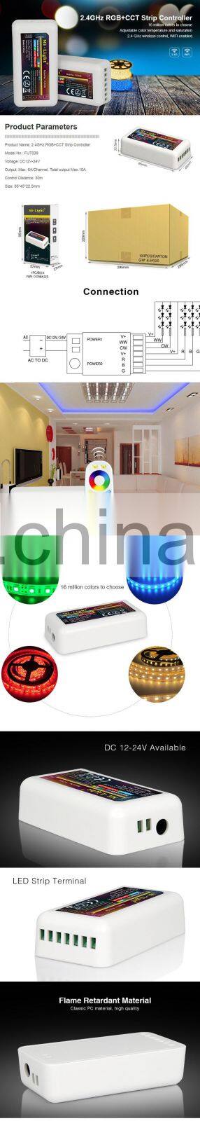 Milight dimmer controller for RGBWW led strip light