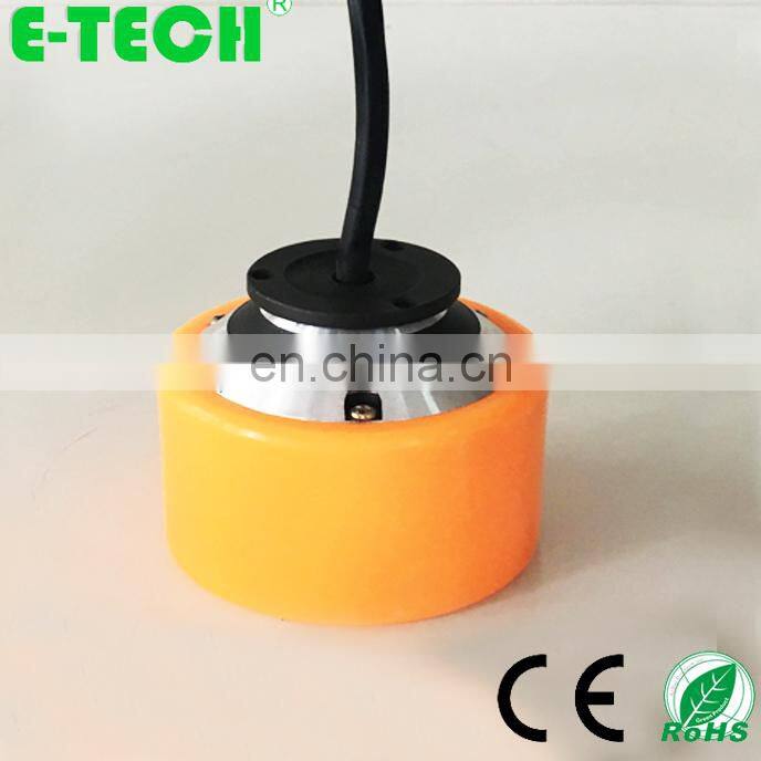 High quality 3" 3inch 12v 24v 36v  single shaft brushless  PU solid  tire hub motor