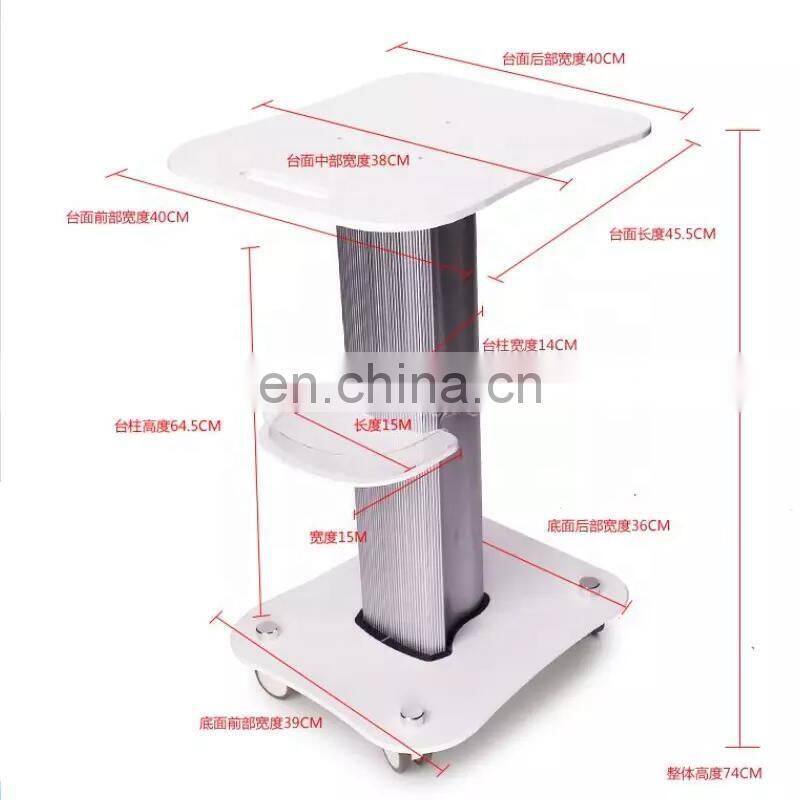 Four Wheels Salon Trolley Cart for Beauty Equipment Display Stand