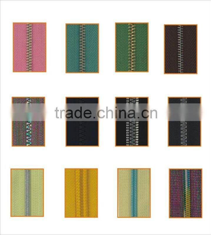 Wholesales No.8 Plastic Zipper With Two Sliders