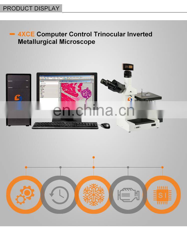 4XCE USB CCD Camera Digital Metallographic Trinocular Microscope from China