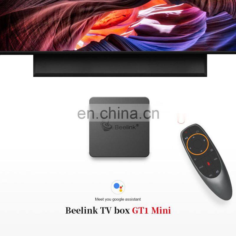 Cheapest Beelink Android 8.1 S905X2 TV BOX GT1 Mini with Voice Remote 4/32g 4/64gb 2/32gb option