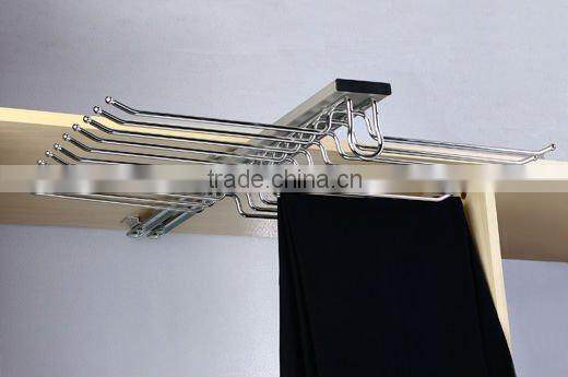 Top-fixing hanger trousers rack