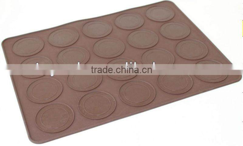 Silicone macaron mould