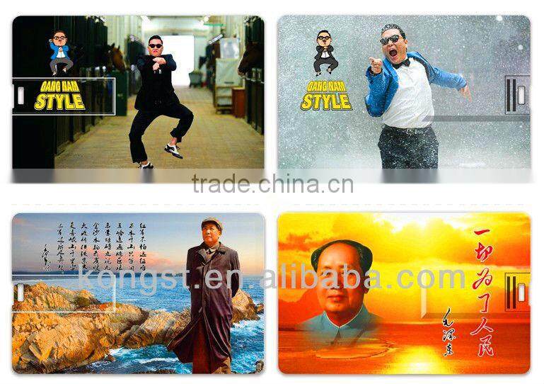 Clear Custom LOGO Printing Businss Gift Card USB Flash Memory Stick