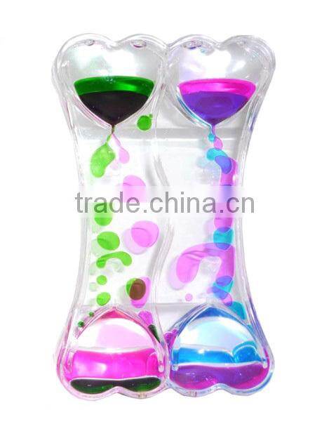 Small Hourglass Sand Timer, Acrylic Liquid Gel Timer Hourglass