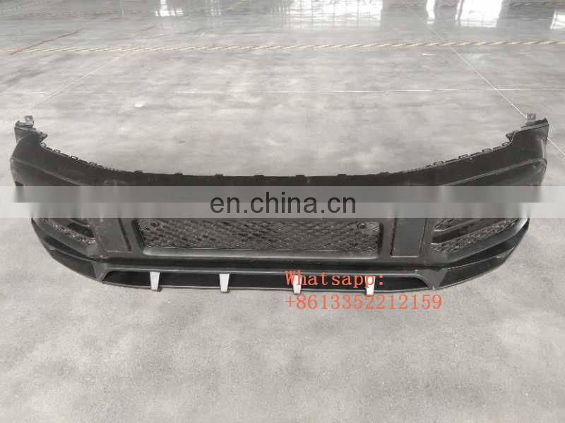 2019 year G CLASS W464 G63 topc style pp material front lip with led lights fit for G wagon W463A G63 front bumper
