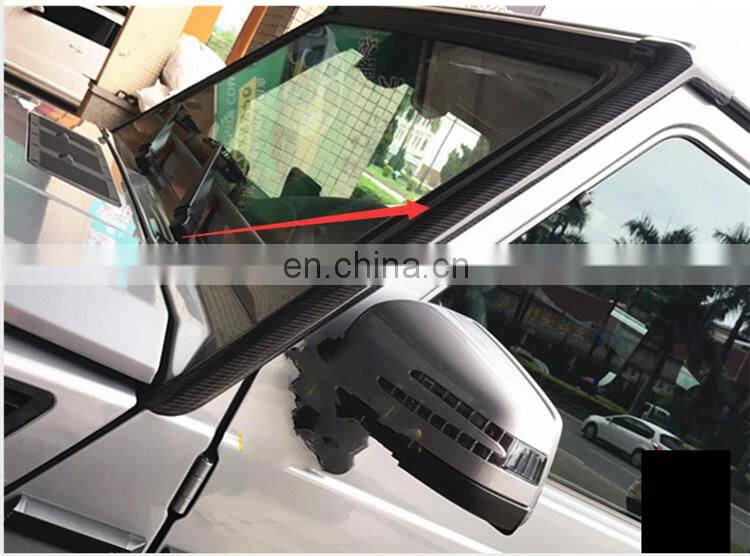 G wagon W463 A pillar fit for G-class W463 G500 G63 G65 G800 G350D 4x4 carbon fiber material front window side pillar