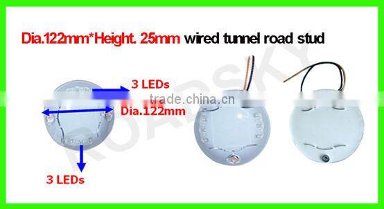 Steady Flashing Rectangle Glowing In The Dark Road Stud For Tunnel