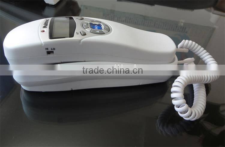 Firm telephone housing analog cheeta corded telephones for home