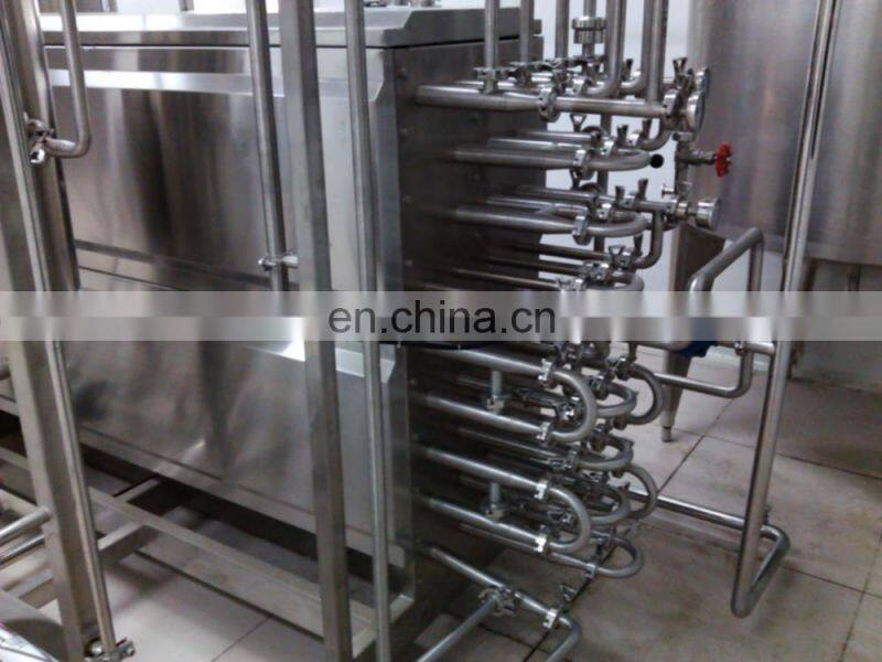 Automatic dairy milk tubular pasteurizer auto dairy tube in tube pasteurization machine pasteurizing equipment price for sale