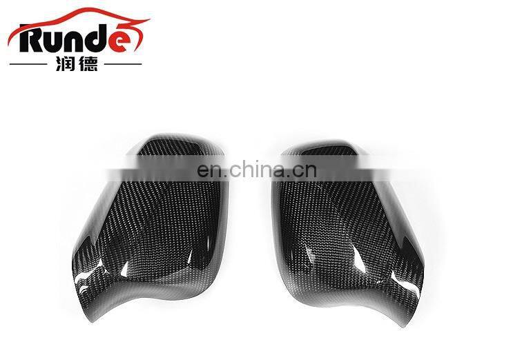 Runde Carbon Fiber Rear View Mirror Cover for BMW 3 Series E92 E93 Post Modification M3 Style Car Rearview Mirror Covering