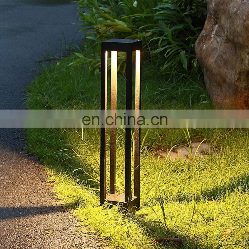 Outdoor Waterproof Lawn Lamp Modern Simple Garden Landscape Pillar light Pathway landscape Villa Garden Bollard Light