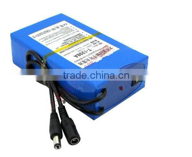 12v cctv lithium battery with 2000cycle 12v lithium ion battery pack for cctv security system/led light strip and solar system