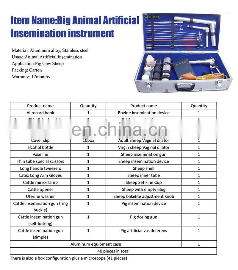 HC-R085 Pig ai gun artificial insemination gun/veterinary instrument of artificial insemination equipment for cattle
