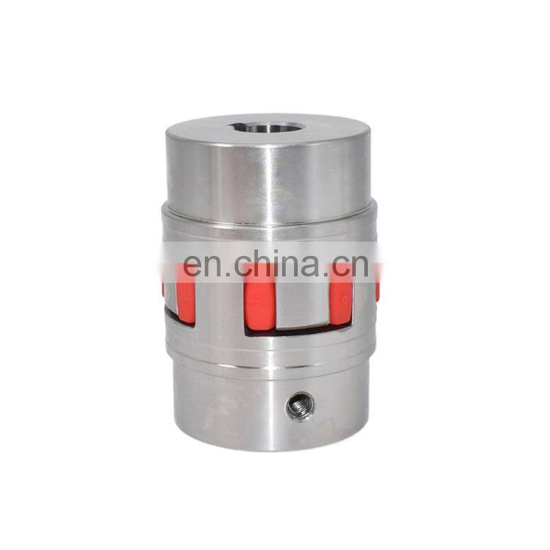 D55l78 Four Jaws Aluminum Plum Flexible Coupling Motor Shaft Connector Inner Dia 10-30mm For Large Cnc Ballscrew Coupler Router