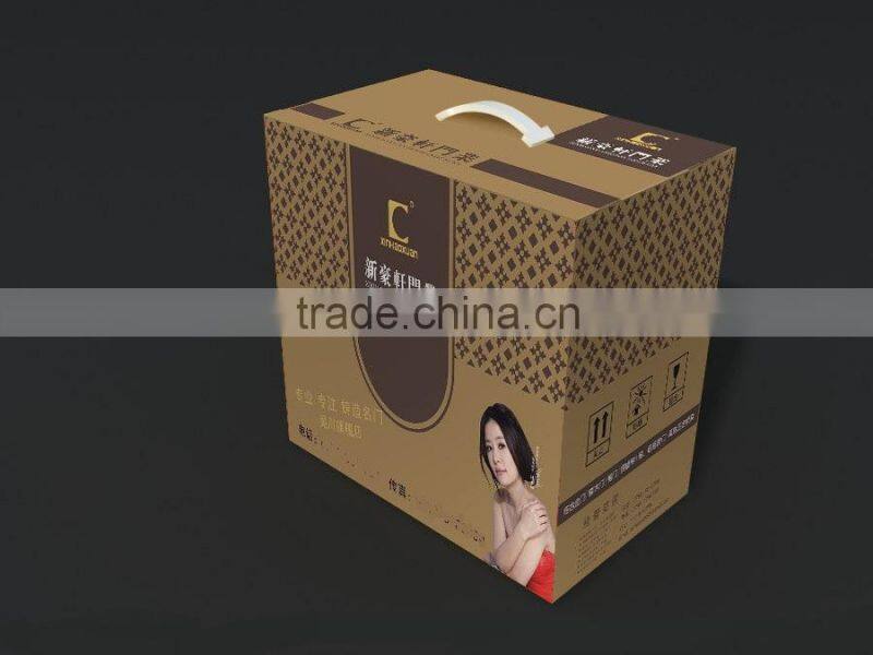 China Custom logo printing color jewelry hard paper box