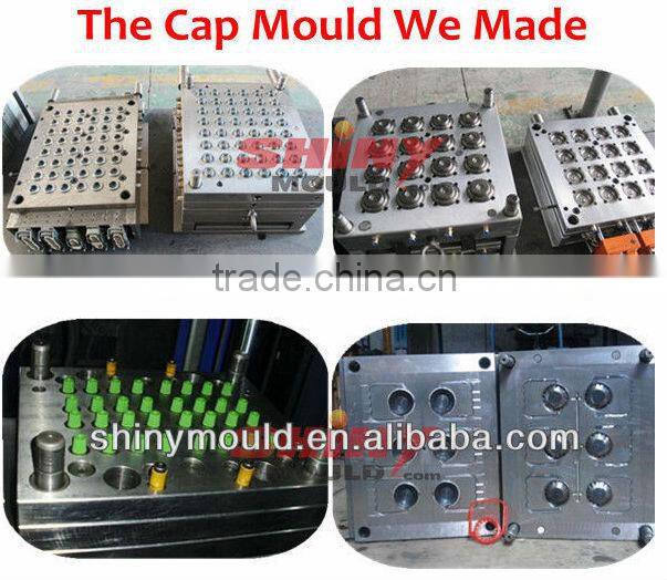 10 cavities plastic cap mould closure mould