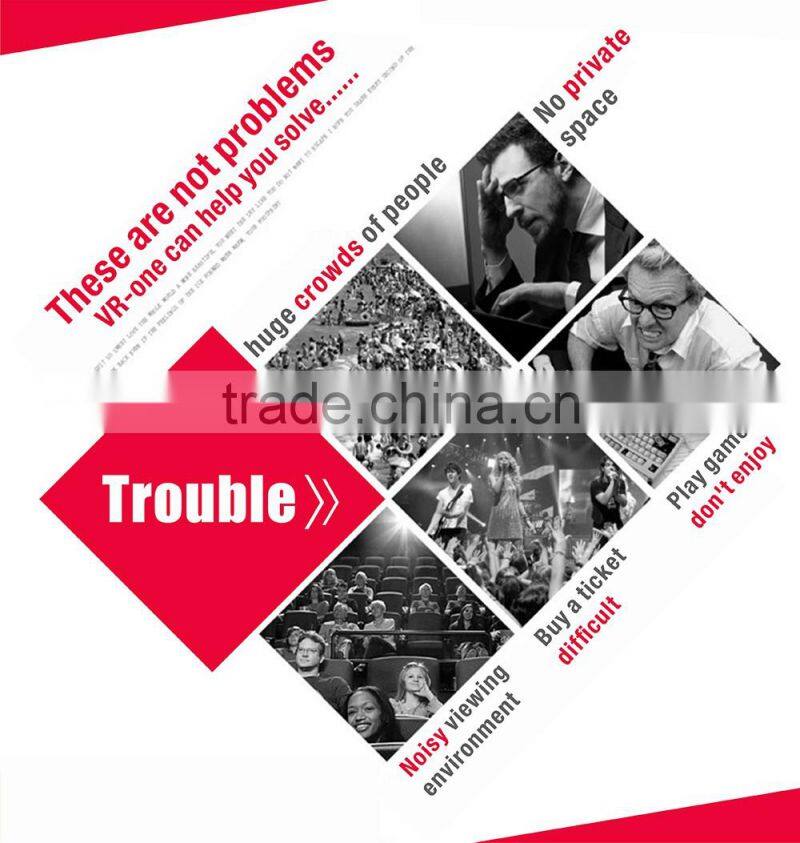 Vr all in one Headset 3D VR glasses customized LOGO