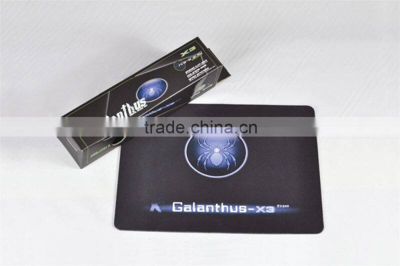 Custom printed sublimation natural rubber mouse pad,custom game mouse pad with speed control