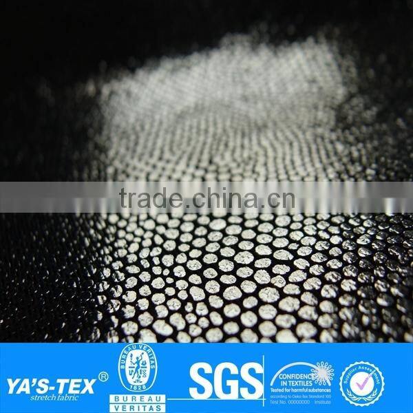 3 layers fluorescent light waterproof windproof PTEF membrane laminated fabric for sportswear jacket