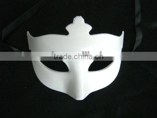 DIY white princess paper mask