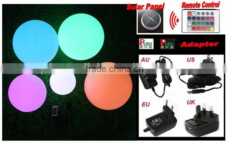 Solar LED light ball with remote control YXF-400S2