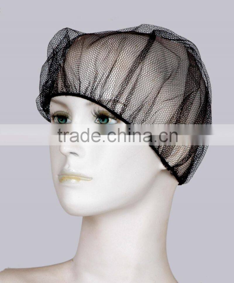 nylon elastic white hairnet stockinet polyester mesh caps 18" 19" 21" 24" 28"