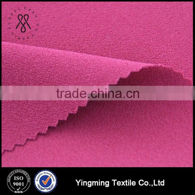 100% Polyester New Material CEY Two Way Stretch One Sided Crepe Chiffon Fabric for Women's Fashion Garments/Blouses/Shirts