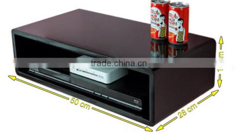 wooden Single DVD or CD Player Shelf With Fixings shelving MEDIA SHELF