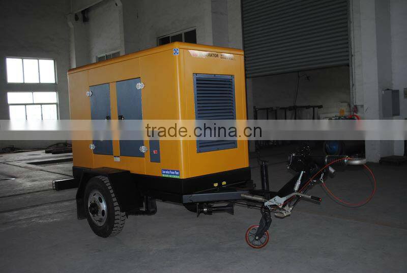 300kva two wheels mobile silent generator