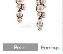 Gold Plating Colored Acrylic Stones Shourouk Earrings