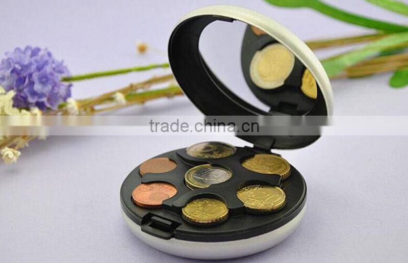 ALUMINUM EURO COIN PURSE COIN WALLET COIN BOX