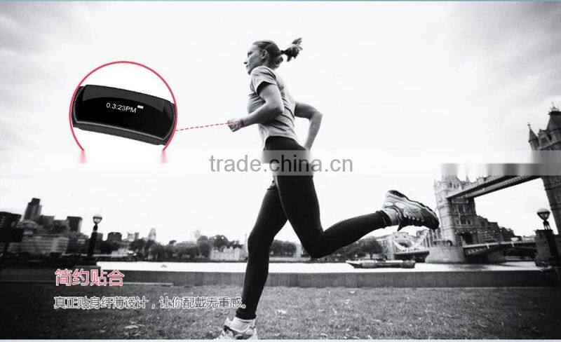 0.86" LCD touch screen BT4.0 Waterproof IP67 smart bangle