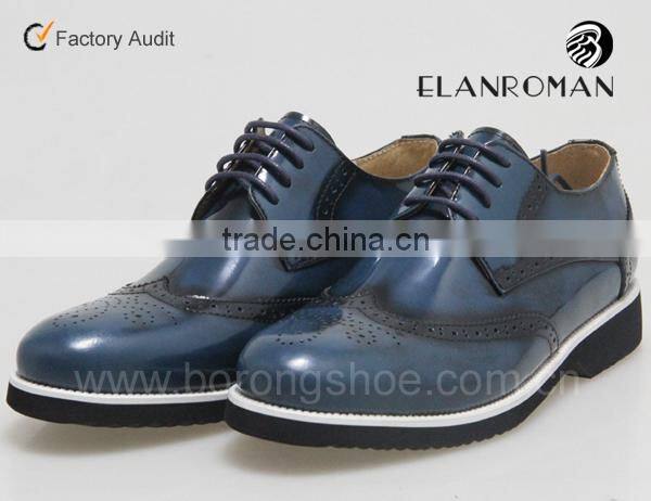 New style Lace up brogue casual shoes for men with OEM