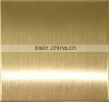 Bronze hairline stainless steel sheets